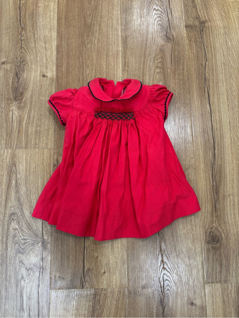 La Coqueta Girls Collared Ruffle Dress